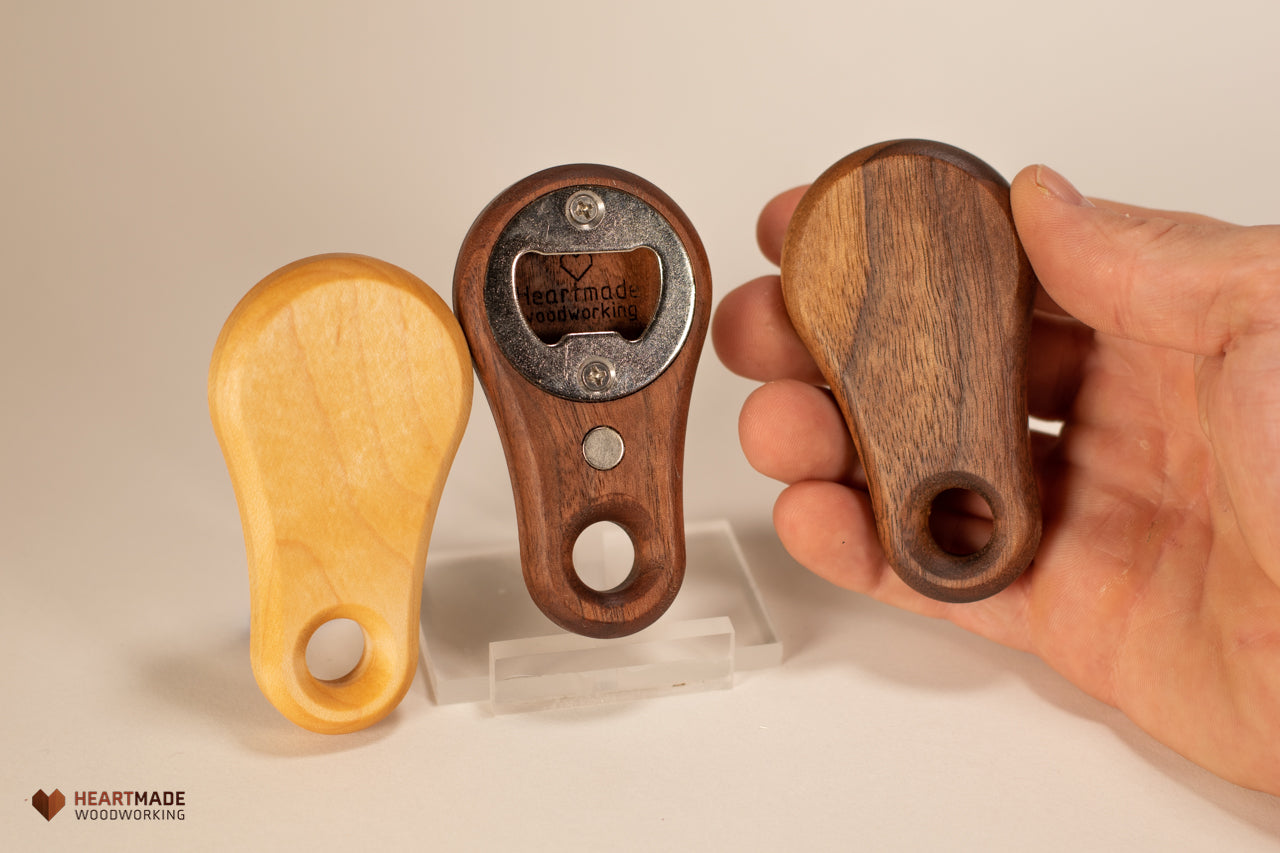 Mini Wood Bottle Opener