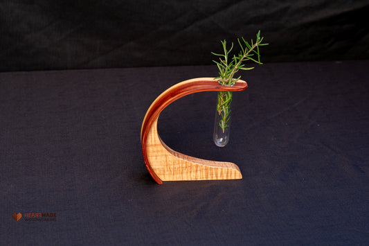 Propagation Station - Vase - Aromatic Cedar with Curly Maple