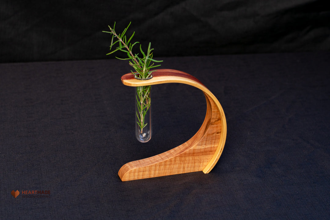 Propagation Station - Vase - Aromatic Cedar with Curly Maple